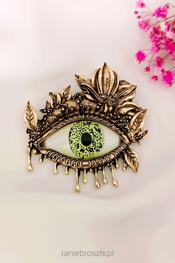 Piękne duże oko w stylu retro