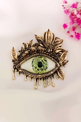 Piękne duże oko w stylu retro