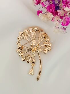 Broszka dmuchawca z perełkami - 3