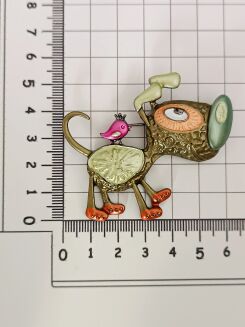 Młodzieżowa broszka piesek - 2