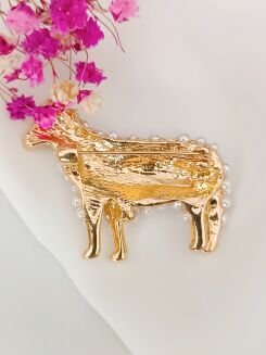 Piękny baranek z perełkami - 3