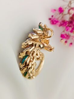 Super broszka jeżyk z cyrkoniami - 3