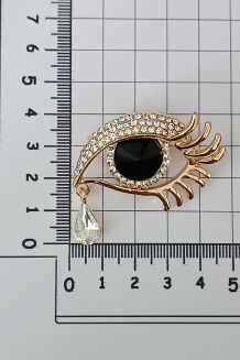 Piękne złote oko z czarną źrenicą - 2