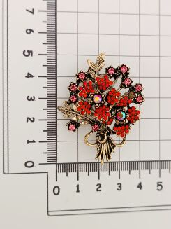 Czerwony bukiet kwiatów - 2