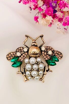 Super pszczoła z perełkami