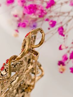 Czerwono złota kokarda - 3