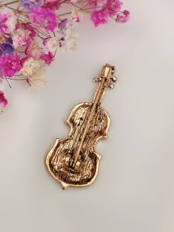 Kolorowe skrzypce z cyrkoniami - 3