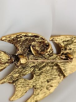 Minimalistyczny broszka płynące ryby - 2