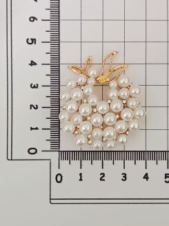 Broszka z perełkami - 2