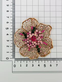 Cudna duża przestrzenna broszka - 2